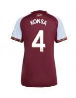 Aston Villa Ezri Konsa #4 Hjemmedrakt Dame 2025-26 Korte ermer